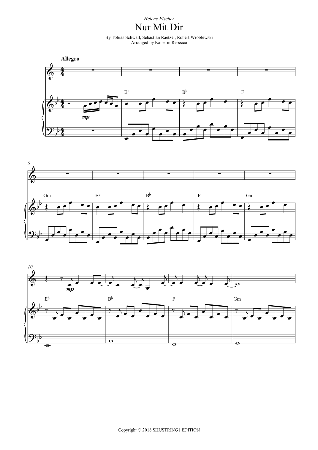 Nur Mit Dir (arr. Kaiserin Rebecca)