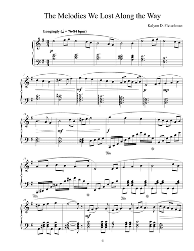 The Melodies We Lost Along the Way