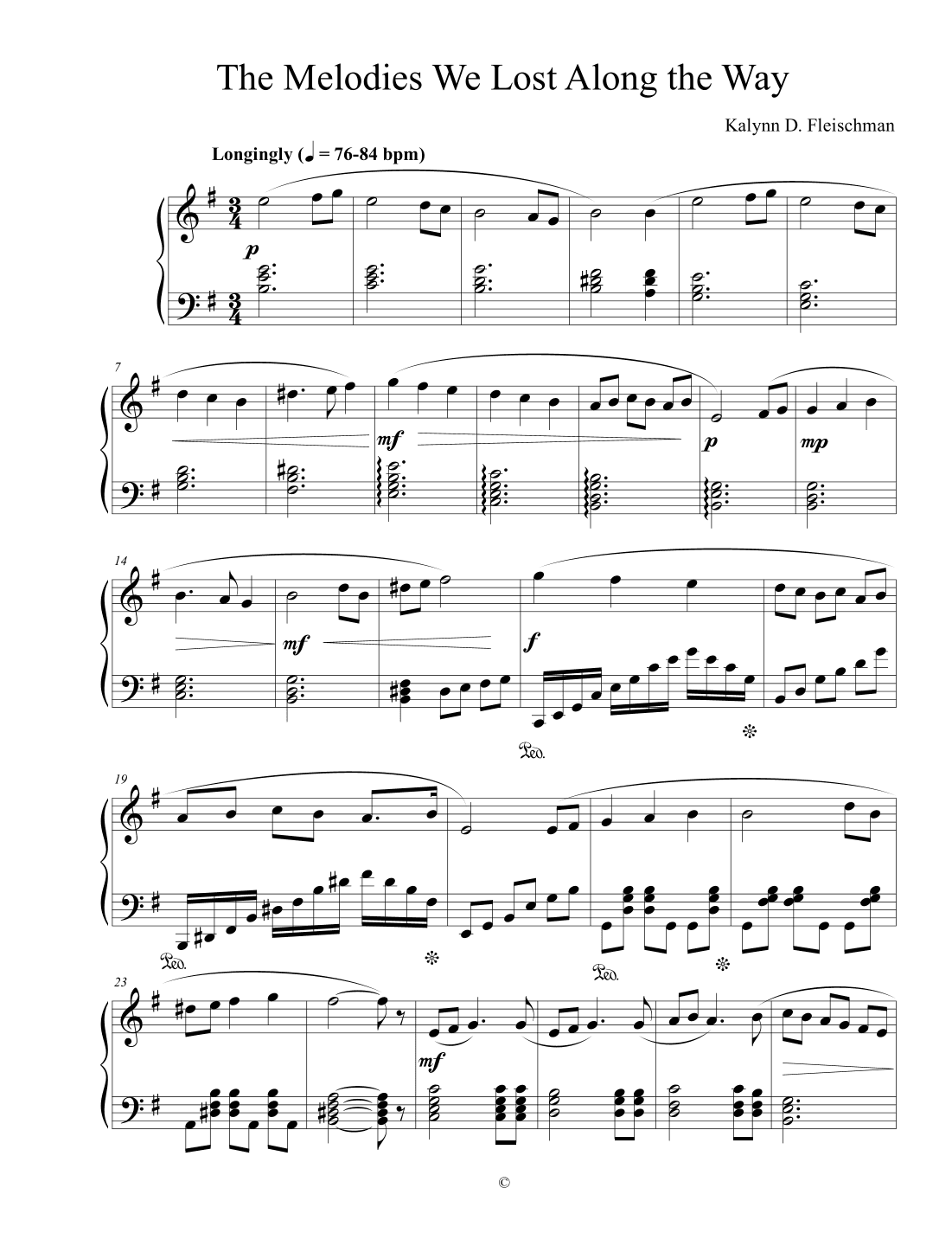 The Melodies We Lost Along the Way