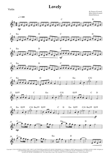 Lovely (arr. Wesley S. SIlva)
