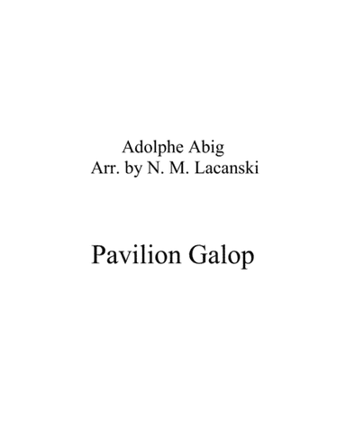 Pavilion Galop (arr. Nick Lacanski)
