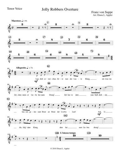Jolly Robbers Overture (arr. Diana L. Appler)