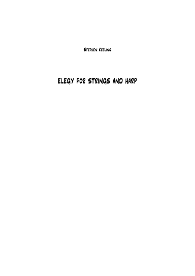 Elegy for Strings and Harp