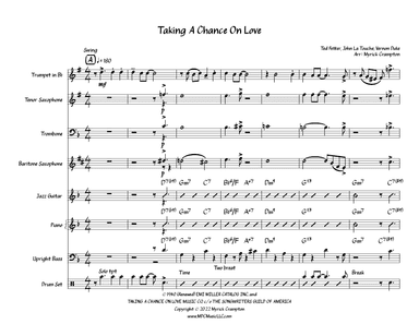 Taking A Chance On Love (arr. Myrick Crampton)