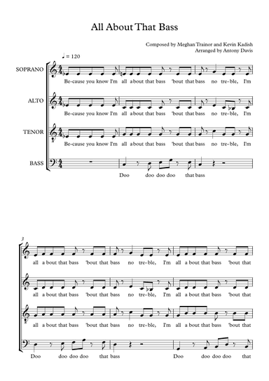 All About That Bass (arr. Antony Davis)