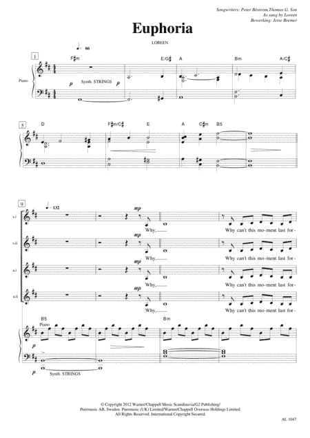 Euphoria (arr. Jetse Bremer)