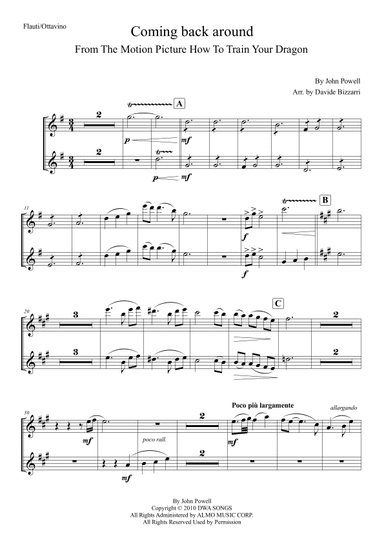 Coming Back Around (arr. Davide Bizzarri)
