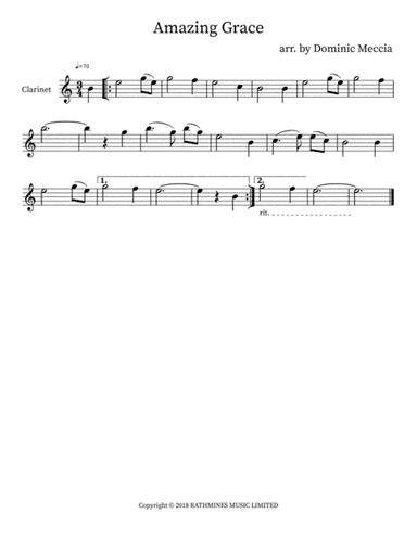Amazing Grace (arr. Dominic Meccia)