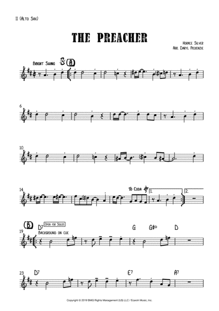 The Preacher (arr. Daryl McKenzie)