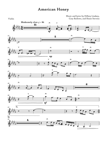 American Honey (arr. David Lartey)