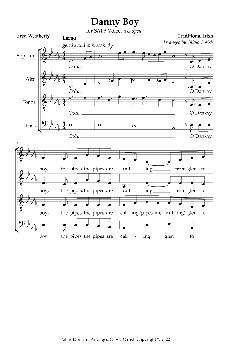 Danny Boy (arr. Olivia Corish)