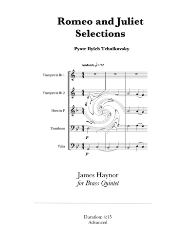Romeo and Juliet - Selections for Brass Quintet (arr. James Haynor)