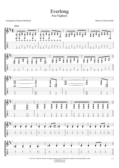 Everlong (arr. Seamus McDaniel)