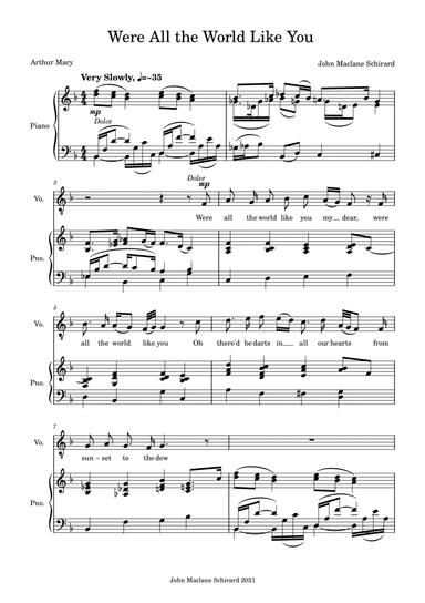 Were All the World Like You