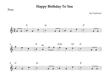 Happy Birthday To You (arr. Wesley S. SIlva)