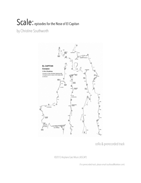 Scale for solo cello + electronics