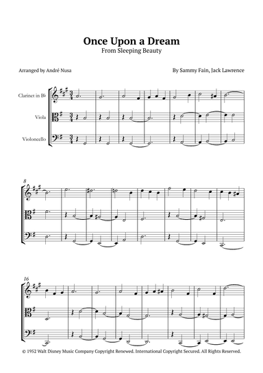 Once Upon A Dream (arr. André Nusa)