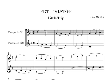 PETIT VIATGE Tp Duet