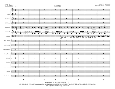 Pompeii (arr. Matthew M. Tanzos)