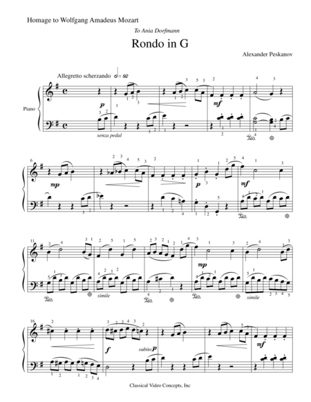 Rondo (Tribute to Mozart)