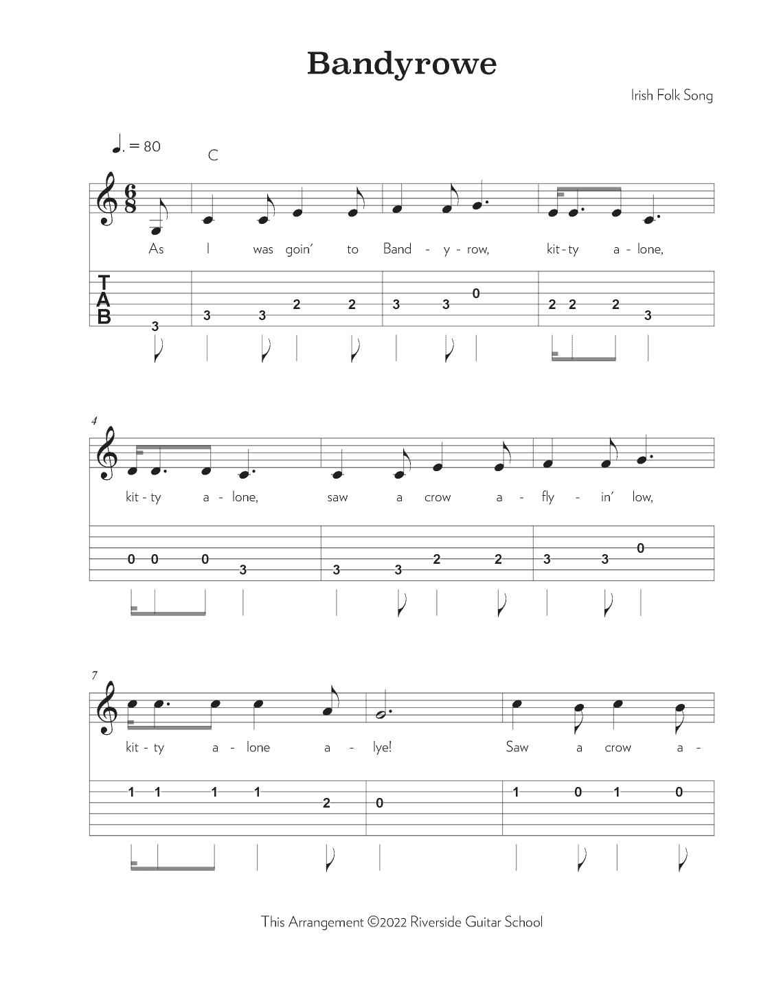 Bandyrowe (arr. Riverside Guitar School)