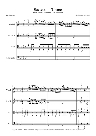 Succession Theme (arr. T Evans)