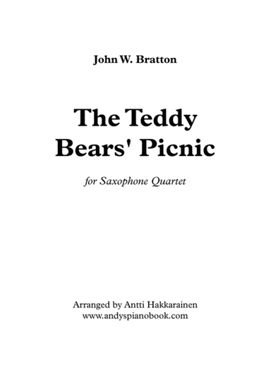The Teddy Bears' Picnic - Saxophone Quartet (arr. Antti Hakkarainen)