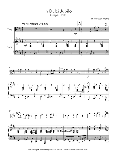 In Dulci Jubilo, Gospel Rock (arr. Christian Morris)
