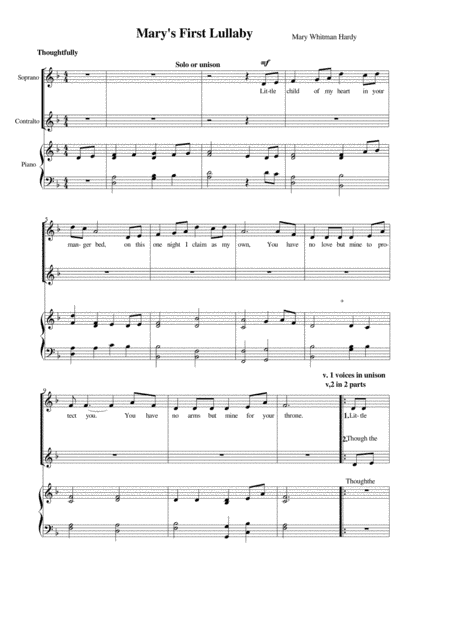 Mary's First Lullaby
