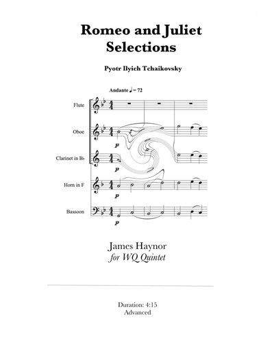Romeo and Juliet - Selections for Woodwind Quintet (arr. James Haynor)