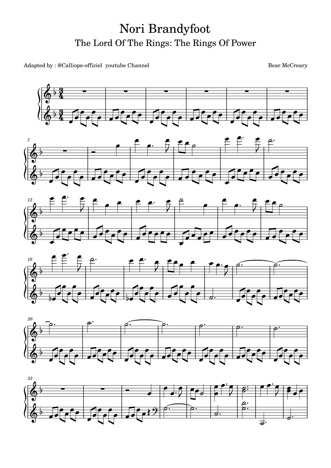 The Lord Of The Rings: The Rings Of Power (arr. Calliope, Youtube Channel : @Calliope-officiel)