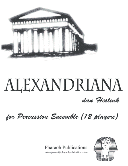 Alexandriana for Percussion Ensemble