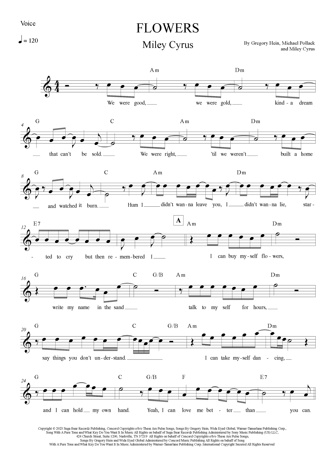 Flowers (arr. Leo Silva)
