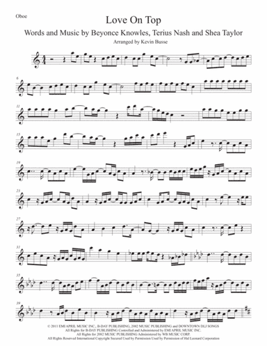 Love On Top (arr. Kevin Busse)