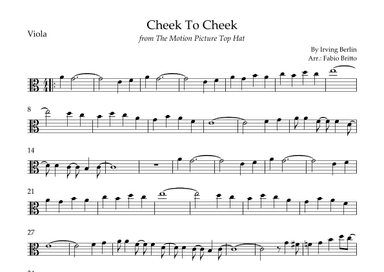 Cheek To Cheek (arr. Fabio Britto)