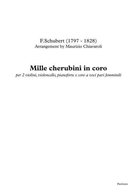 Mille cherubini in coro (arr. Maurizio Chiavaroli)