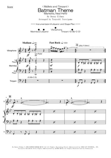 Batman Theme (arr. Tsuyoshi Yoroiguma)