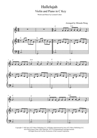 Hallelujah (arr. Miranda Wong)