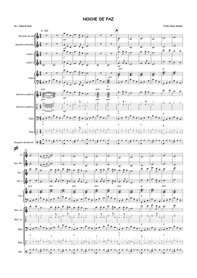 Noche de Paz (arr. Eduardo Ruíz Gutiérrez)
