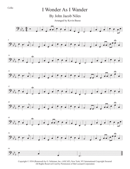 I Wonder As I Wander (arr. Kevin Busse)