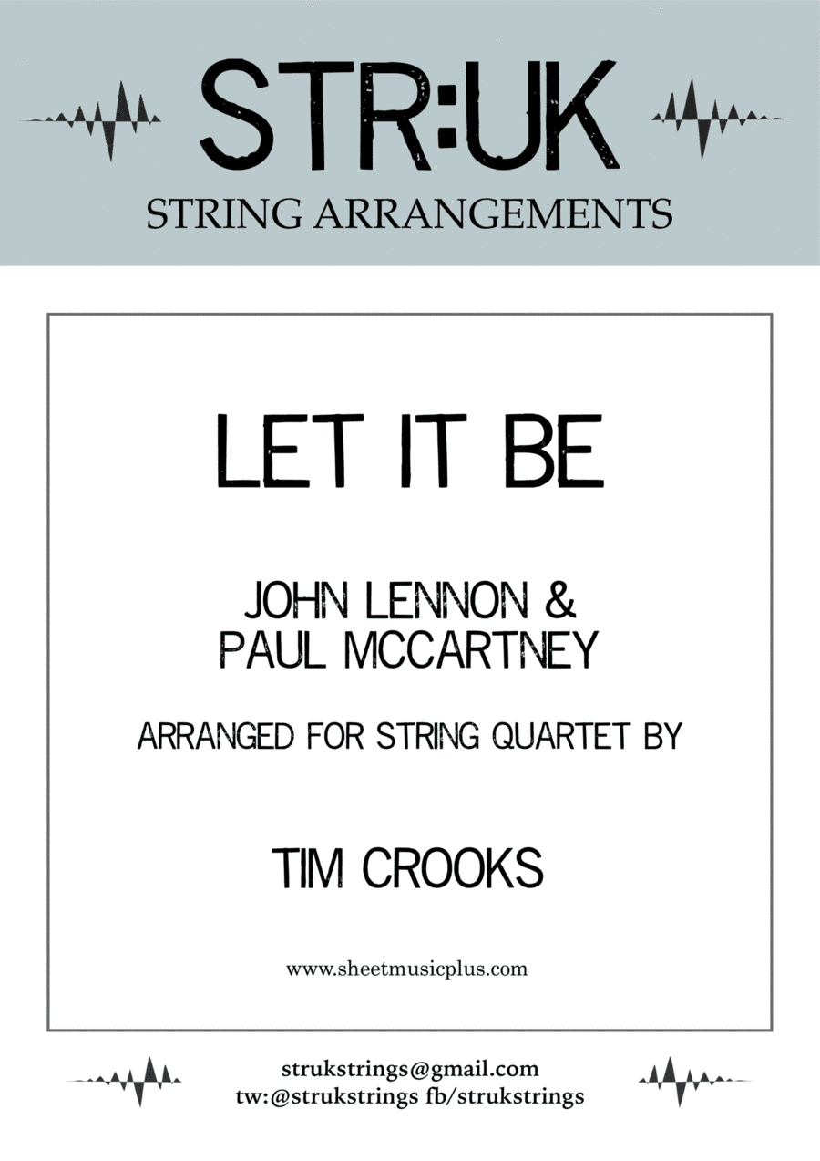 Let It Be (arr. Tim Crooks)
