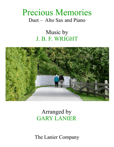 Precious Memories (Duet - Alto Sax & Piano with Score/Part) (arr. Gary Lanier)