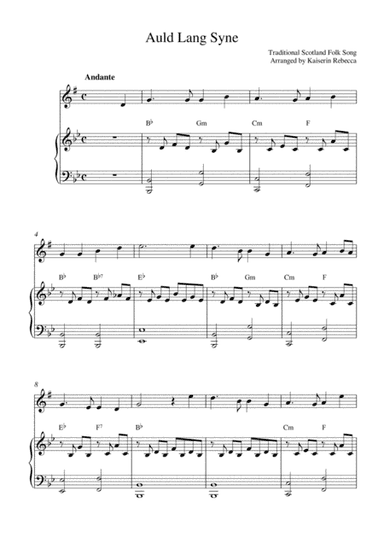 Auld Lang Syne (arr. Kaiserin Rebecca)