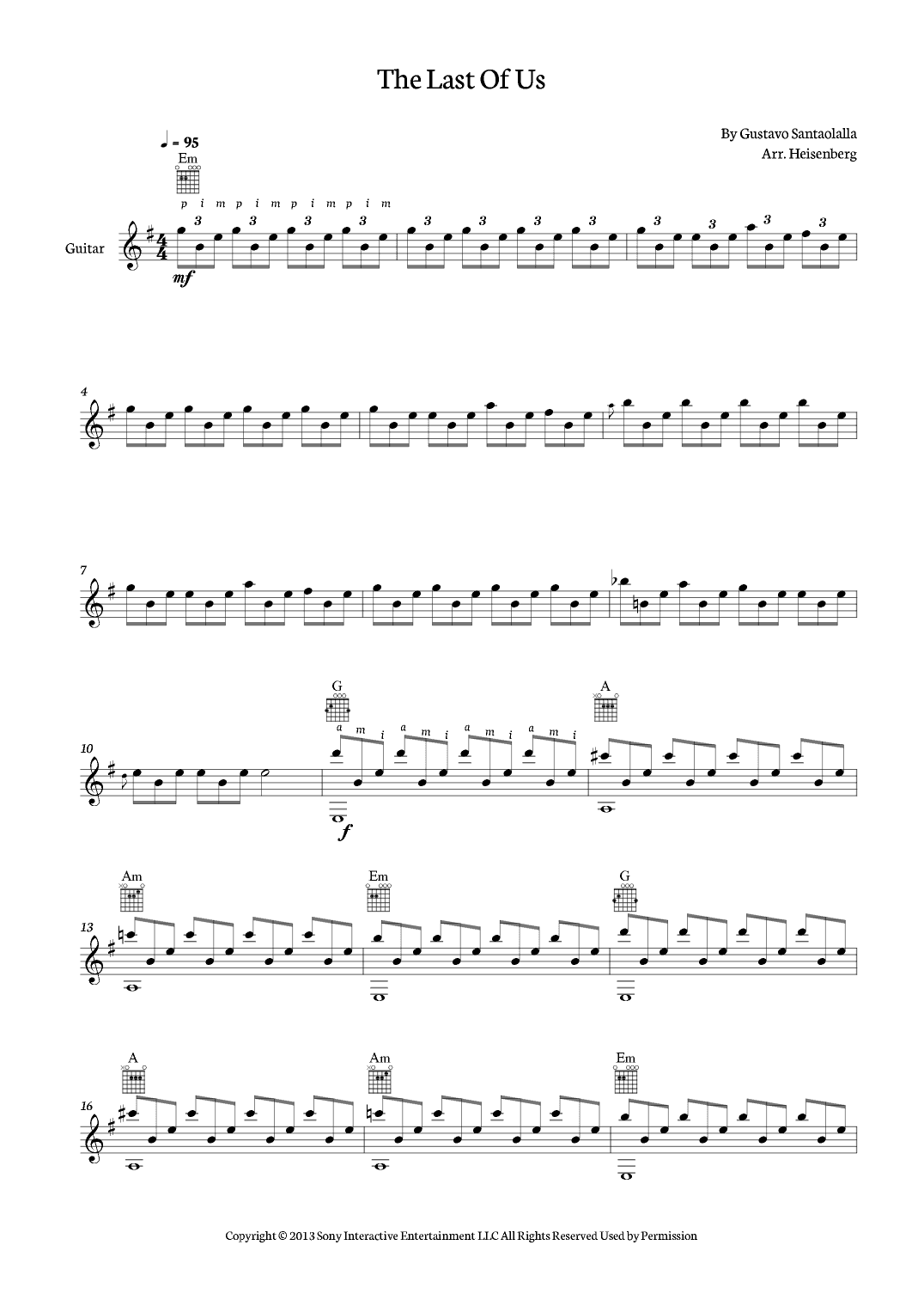 The Last Of Us (arr. Heisenberg)
