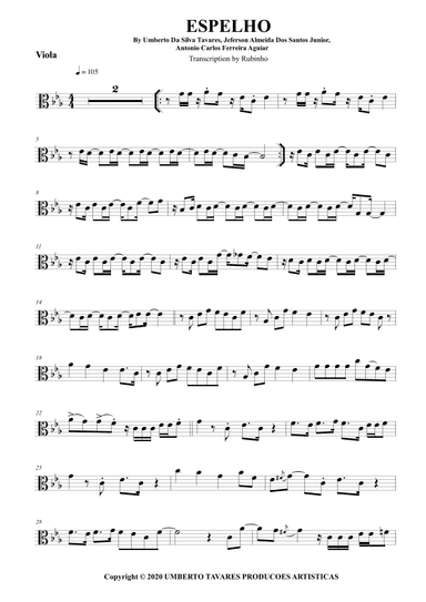 Espelho (arr. Rubinho)