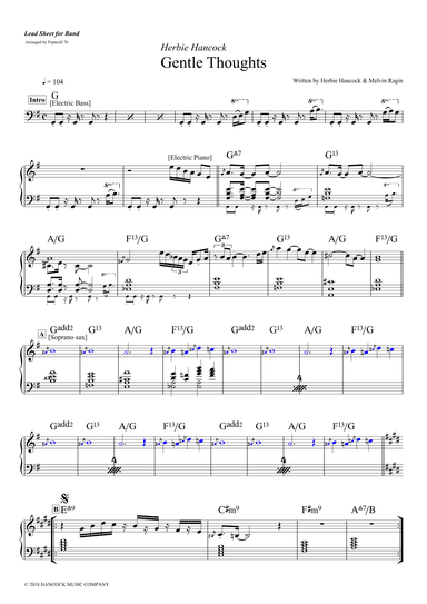 Gentle Thoughts (arr. Popnroll 1976)