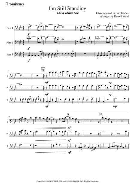 I'm Still Standing (arr. Russell Ward)