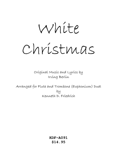 White Christmas (arr. Kenneth D. Friedrich)