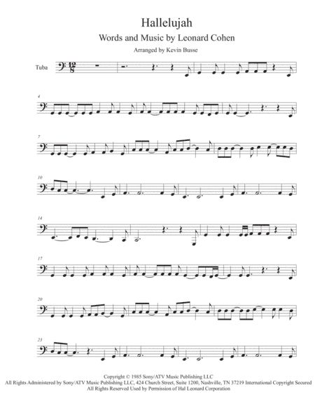 Hallelujah (arr. Kevin Busse)