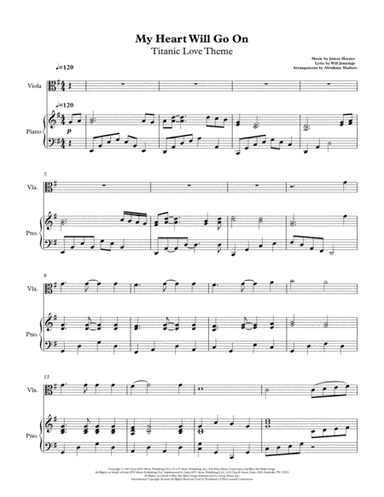 My Heart Will Go On (Love Theme from Titanic) (arr. Abraham Maduro)
